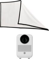HP CC180W HD 100 Lumen Projektor Vetitővászonnal - Fehér