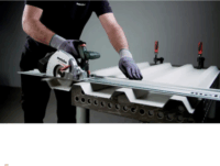 Metabo 629011000 FS kézi szerszámgép Alumínium Vezetősín 160 cm