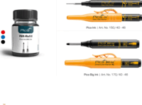 Pica 55840 Ink/Big Ink Utántöltő Tintakészlet - Piros