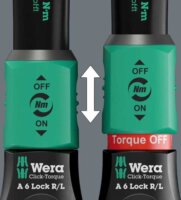 Wera 05075694001 Click-Torque A6 1/4" Nyomatékkulcs (2.5-25 Nm)