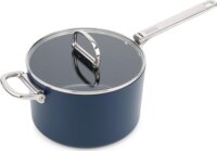 Joseph Joseph 45039 Magasfalú Serpenyö Üveg fedéllel 23cm - Kék