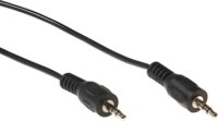 ACT AK2035 3,5mm Jack apa - 3,5mm Jack apa Audió Kábel 1.5m - Fekete