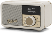 Roberts Radio Revival Petite 2 Bluetooth hordozható FM / DAB+ Zsebrádió - Krém