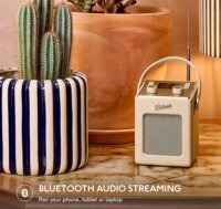 Roberts Radio Revival Mini 2 Bluetooth hordozható FM / DAB+ Zsebrádió - Pasztell krém