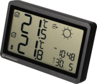Bresser MeteoTemp HZ Meteorológiai Időjárás Állomás 1 Külső Szenzorral - Fekete