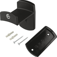 K&M 16312 Headset Fali Tartó - Fekete