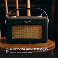 Roberts Radio Revival Uno Hordozható DAB+ FM Asztali Rádió - Fekete