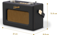 Roberts Radio Revival Uno Hordozható DAB+ FM Asztali Rádió - Fekete