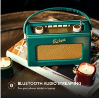 Roberts Radio Revival Uno Hordozható DAB+ FM Asztali Rádió - Sötétzöld