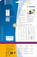 Herma Ø 116 mm Etikett Címke Tintasugaras, Fénymásoló és Lézernyomtatóhoz (50 címke / csomag)