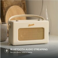 Roberts Radio Revival Uno Hordozható DAB+ FM Asztali Rádió - Pasztell krém
