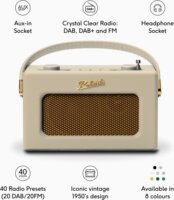 Roberts Radio Revival Uno Hordozható DAB+ FM Asztali Rádió - Pasztell krém