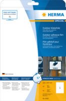 Herma 210 x 297 mm Etikett Címke Tintasugaras, Fénymásoló és Lézernyomtatóhoz (50 címke / csomag)