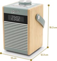 Roberts Radio Rambler Midi Hordozható DAB+ FM Asztali Rádió - Pasztellkék