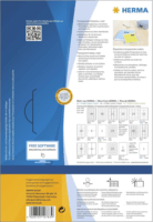 Herma 210 x 297 mm Etikett Címke Fénymásoló és Lézernyomtatóhoz (80 címke / csomag)