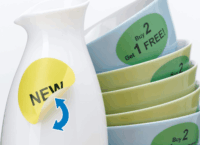 Herma Ø 60 mm Etikett Címke Tintasugaras, Fénymásoló és Lézernyomtatóhoz (1200 címke / csomag)