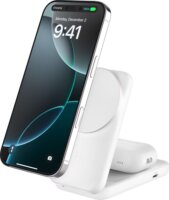 Belkin WIZ038KQWH UltraCharge 2-az-1-ben Mágneses Vezeték nélküli töltő 25W - Fehér