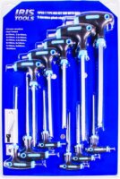 Iris Tools HK-011-028 Gömb végű T imbuszkulcs készlet (11 db)