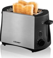 Cloer 3419 2 szeletes kenyérpirító 825W - Ezüst