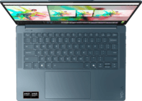 Lenovo Yoga Pro 7 14AKP10 Laptop Zöldeskék (14,5" / AMD Ryzen AI 7-350 / 32GB / 1TB SSD / Win 11 Home)