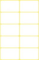 Avery 3075 32 x 23 mm Etikett Címke (60 címke / csomag)