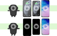 iOttie Easy One Touch 2 Mobiltelefon Autós Tartó / Wireless Töltő QI 7,5W - Fekete