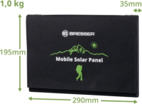Bresser Hordozható Összecsukható Napelemes Töltő 21W