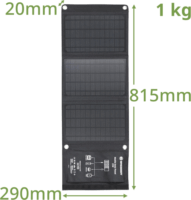 Bresser Hordozható Összecsukható Napelemes Töltő 21W