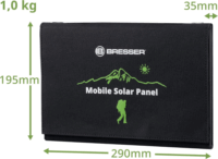 Bresser Hordozható Összecsukható Napelemes Töltő 21W