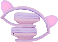 PowerLocus P2 Kids Bluetooh Gyerek Fejhallgató Headset - Rózsaszín