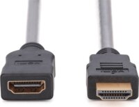DIGITUS High Speed HDMI 1.4 UHD 4K 30Hz Hosszabbító Kábel 2m - Fekete
