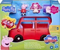 Hasbro Peppa Malac Peppa nagy családi autója játékszett figurákkal