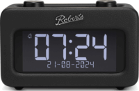 Roberts Radio Revival Rest Asztali Rádiós Ébresztőóra Digitális Kijelzővel - Fekete