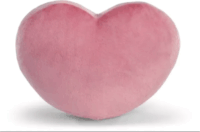 Nici Green Love panda szívalakú plüsspárna pandával