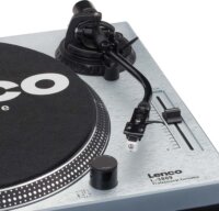 Lenco L-3809ME Bakelit Vinyl lemezjátszó - Ezüst