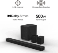Hisense AX5125H Soundbar 5.1.2 Hangprojektor 500W - Fekete
