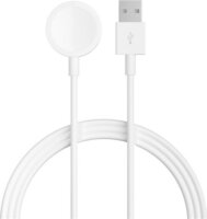 Devia ST381980 Smart Series Apple Mágneses Okosóra töltő + USB-A kábel 1m - Fehér