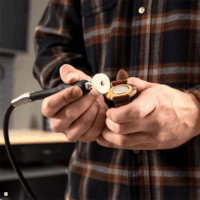 Scheppach HG 35 Elektromos köszörű- és polírozó gép készlet 120 Watt