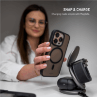 FIXED MagMisty iPhone 17 Hátlapvédő Tok - Fekete / Átlátszó