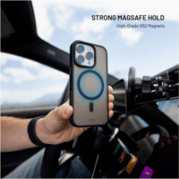 FIXED MagMisty iPhone 17 Hátlapvédő Tok - Fekete / Átlátszó