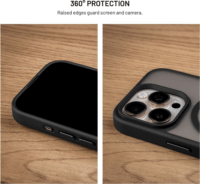 FIXED MagMisty iPhone 17 Hátlapvédő Tok - Fekete / Átlátszó