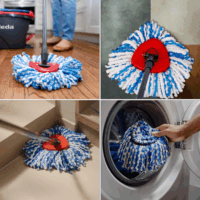 Vileda 178331 Cserefej H2PrO forgó felmosóhoz - Fehér / Kék