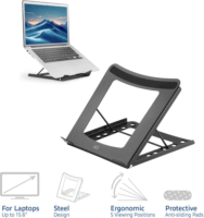 ACT AC8145 Összecsukható / Állítható 15.6" Laptop Asztali Állvány - Sötétszürke