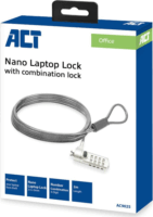 ACT AC9025 Számzáras Laptop Zár 2.5x 6mm - Szürke