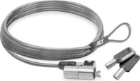 ACT AC9040 Kulcsos Laptop Zár 3.2 x 4.5mm - Szürke