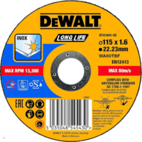 DeWalt DT43905-QZ Rozsdamentes acél vágókorong Ø115mm (1db/csomag)