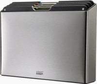 Joseph Joseph 60170 Műanyag 4 darabos vágódeszka készlet Rozsdamentes acél tokban 24 x 34 cm