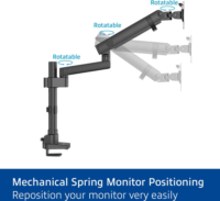 ACT AC8327 17"-40" LCD TV / Monitor Asztali Tartó Kar - Fekete