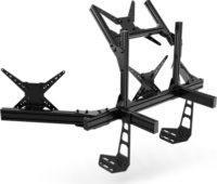 Trak Racer Cockpitre Szerelhető Négymonitoros Szimulátor Állvány - Fekete