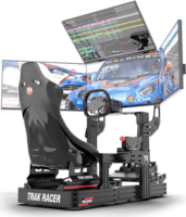 Trak Racer Cockpitre Szerelhető Négymonitoros Szimulátor Állvány - Fekete